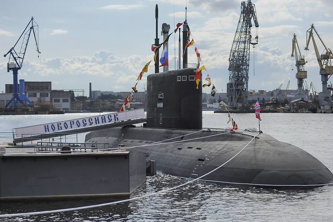 Novorossiysk project 636 submarine. Source: mil.ru