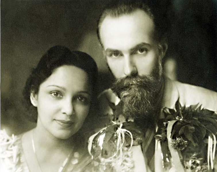 Devika Rani and Svetoslav Roerich were married for almost 50 years. Source: Press photo