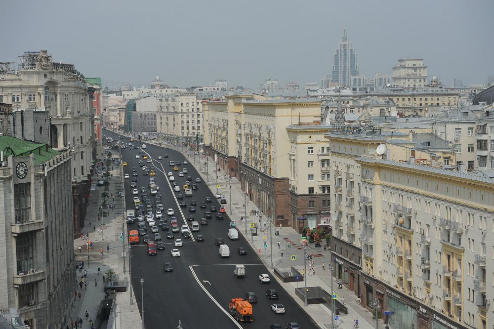 Le strade della capitale russa dopo i lavori di riqualificazione del centro\n