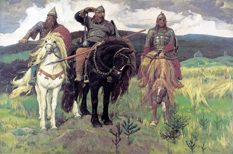 빅토르 바스네초프, ‘세 용사’(Три богатыря, 1898). (사진제공=국립 트레티야코프 미술관/Wikipedia.org)