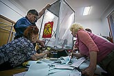 블라디보스토크 시장 선거 개표 풍경