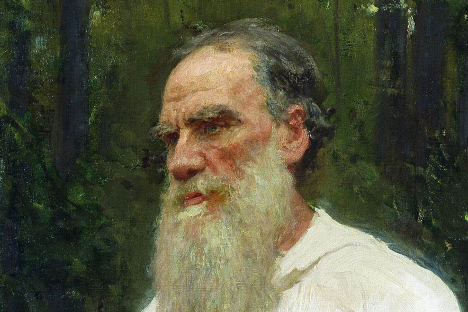 Lev Tolstoj. Delo Ilje Repina, 1901.